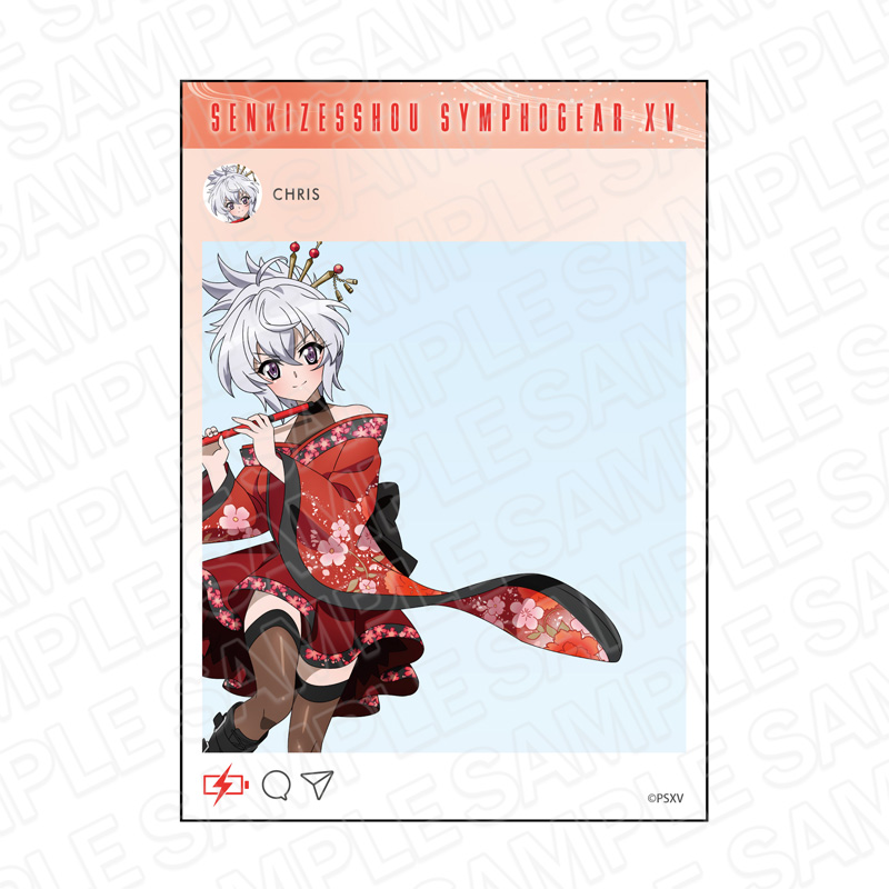 戦姫絶唱シンフォギアXV_SNS風アクリルフレーム 雪音 クリス 和楽器