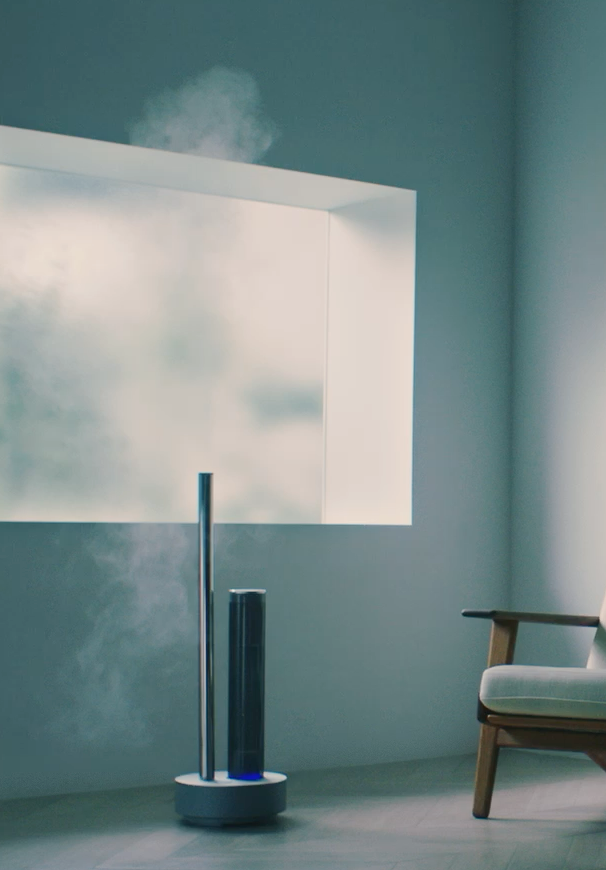 stem630i｜加湿効率に優れたデザインによる、心と空間を潤す加湿器 – cado