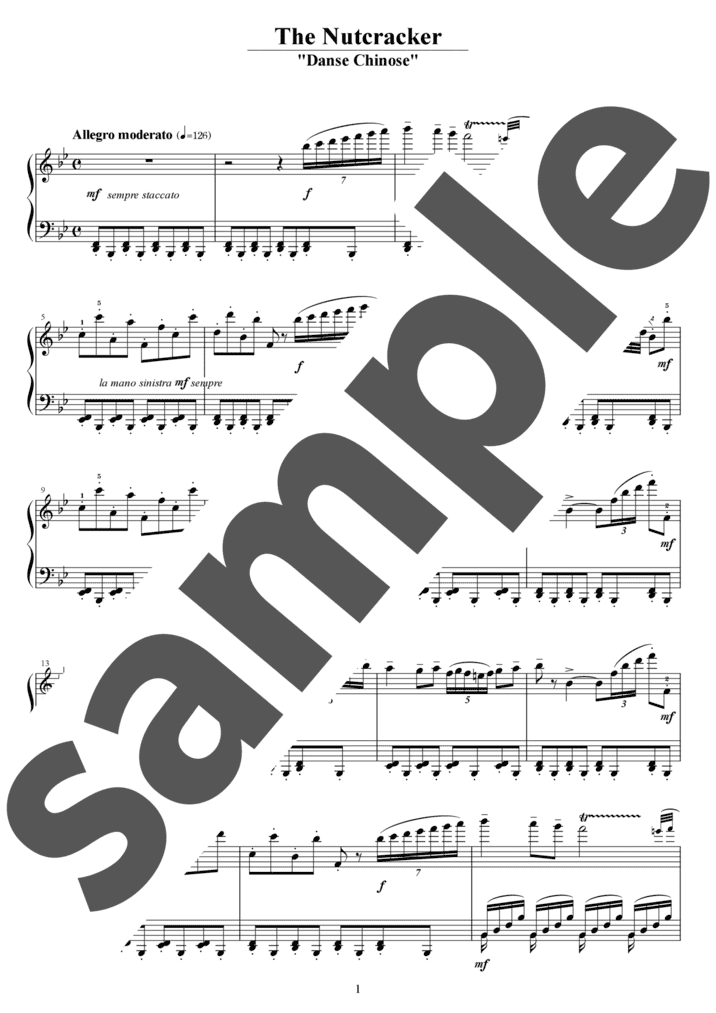 ピアノ楽譜】「眠れる森の美女」第1幕よりワルツ / P.Tchaikovsky