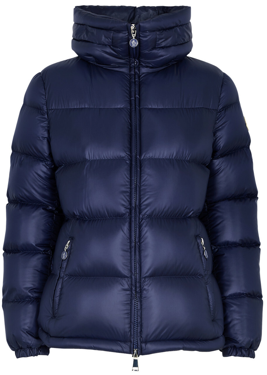 Moncler Douro Quilted Shell Jacket Navy Moncler