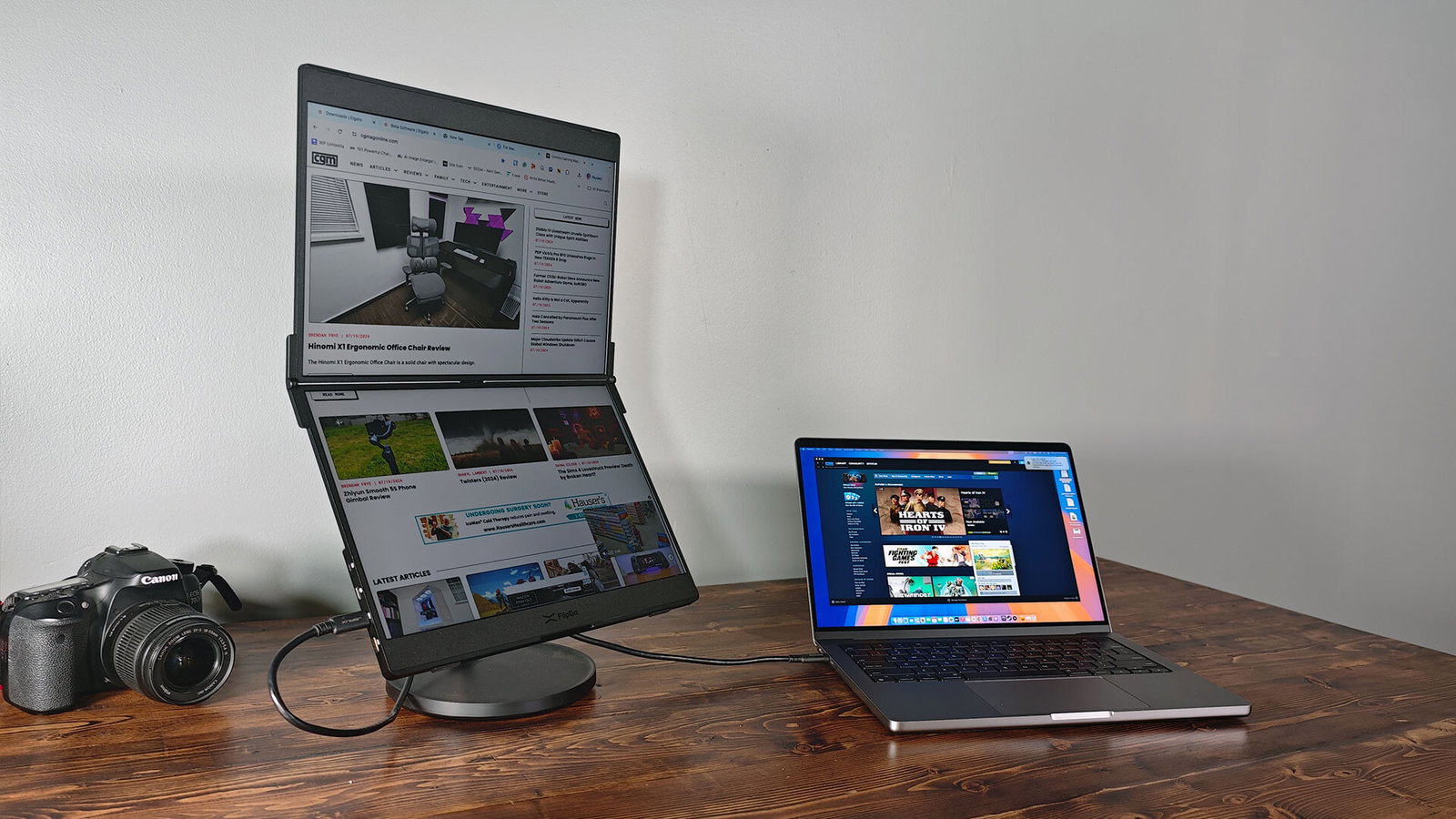 JSAUX FlipGo Portable Dual Monitor Review - CGMagazine