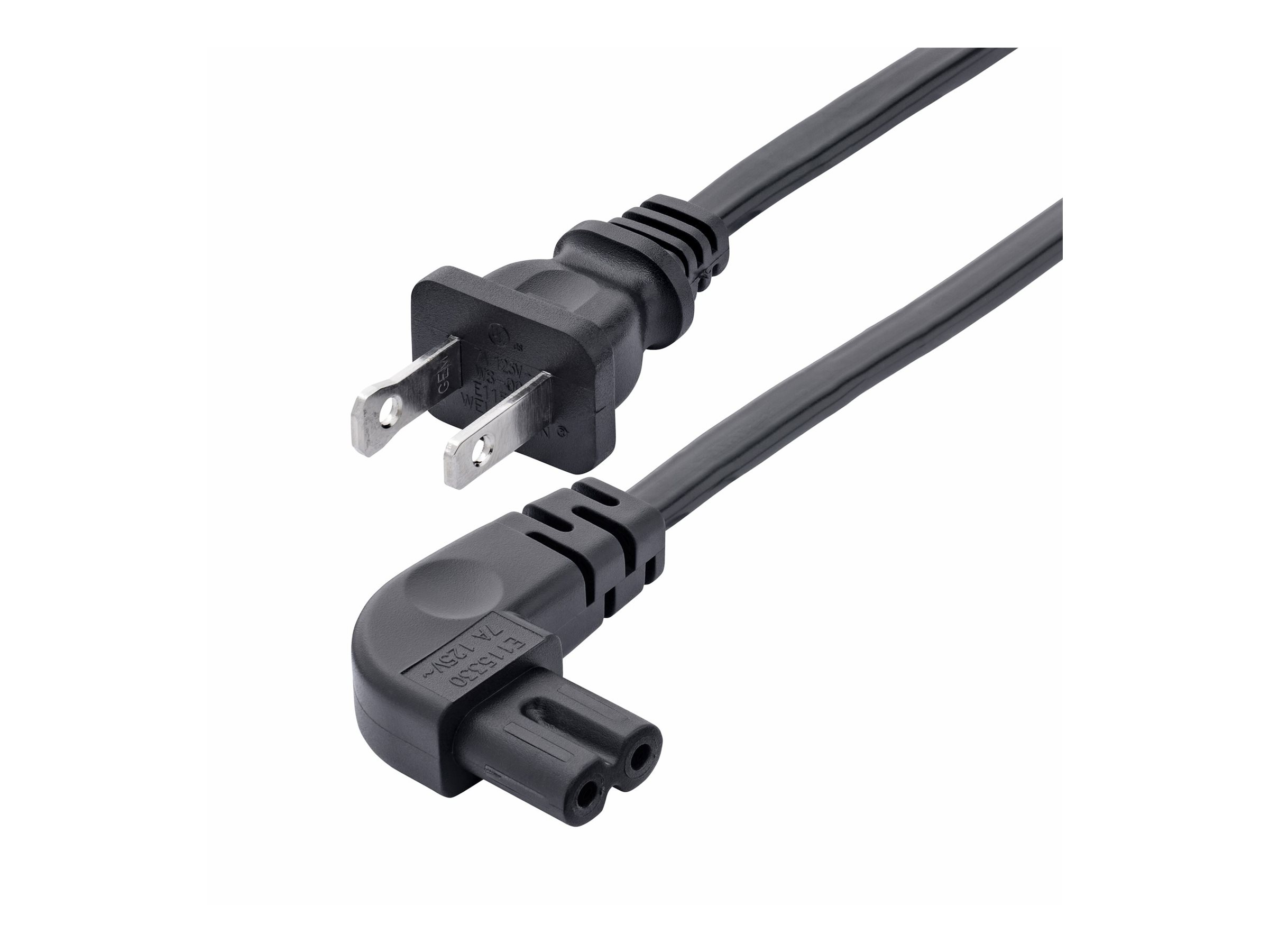 StarTech.com 6ft (1.8m) Laptop Power Cord, NEMA 1-15P to Right