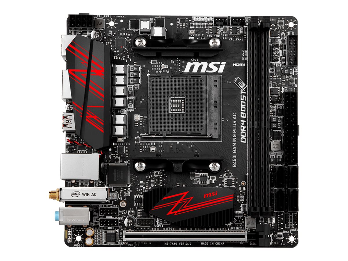 MSI B450I GAMING PLUS AC | Overview, Specs, Details | SHI