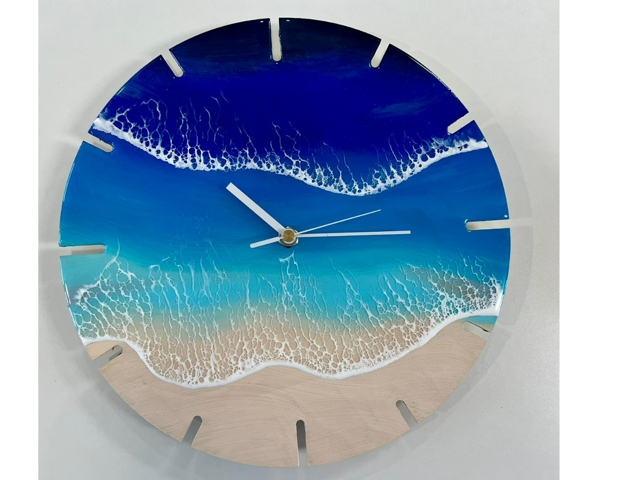 じゃらん限定】海のレジンアート体験！『海の壁掛け時計』ずっと使える