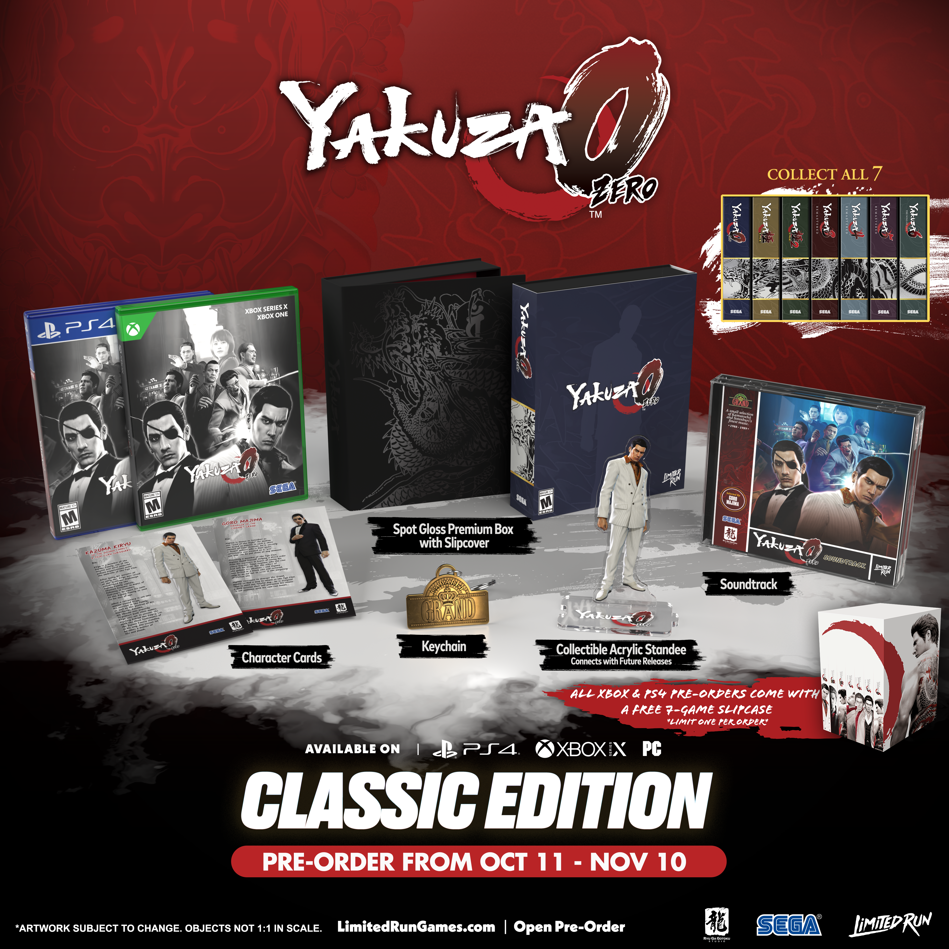 Yakuza 0 Classic Edition (PS4, Xbox, PC) – Limited Run Games