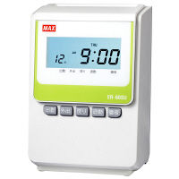 マックス タイムレコーダ（下取りキット付き） ER-80SUW（SK） - アスクル