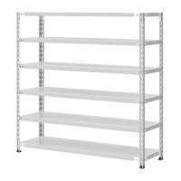 プラス KR軽量ラック （天地6段） 幅1512×奥行462×高さ1500mm ライト