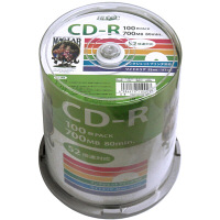 マクセル データ用CD-R スピンドルケース 1パック（100枚入） 手書き用