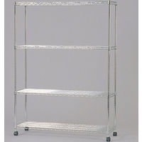 アイリスオーヤマ メタルラック (R) 業務用 スリム 4段 幅110×奥行35cm