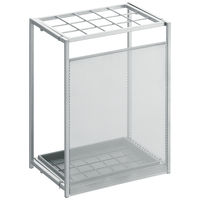 アスクル ビジネスフィット 傘立て 15本用 プラチナシルバー 幅390X