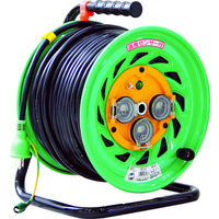 日動工業 NICHIDO 電工ドラム 屋外型 過負荷漏電保護兼用ブレーカ付