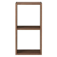 無印良品 スタッキングシェルフ 3段 ウォールナット材 幅42×奥行28.5