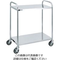 アズワン ステンレス キッチンワゴン 2段 SSーL2 63-7224-90 1個（直送