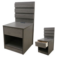 軒先渡し】友澤木工 ホテルスタイル ナイトテーブル 幅440×奥行465×高