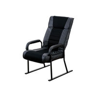 武田コーポレーション レザー調 高脚座椅子 ブラック A7ーRT90BK 1箱