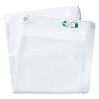 アスクル 「現場のチカラ」 白防炎シート 1.8×3.6m 1セット（5枚