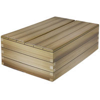 アルファ ダミーBOX 木箱風 GS8-0122 1個（直送品） - アスクル