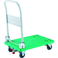 トラスコ中山 TRUSCO 樹脂台車 グランカート 折畳 4輪リングストッパー