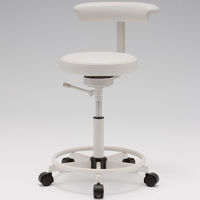 東洋工芸 メディカルワークチェア 脚リング付 キャスター脚 背・座独立