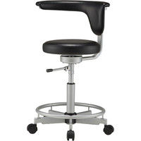 マルチチェア CM117 背・脚リング付き ブラック CM117-VBK 東洋工芸