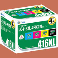 ブラザー純正 インクカートリッジ LC416XL 通販 - アスクル