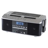 東芝 CDラジカセ ダブルカセット ワイドFM対応 TY-CDW991（S） 1台