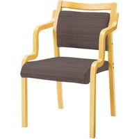軒先渡し】オリバー 介護用チェア 肘付タイプ オリーブ/ナチュラル 高