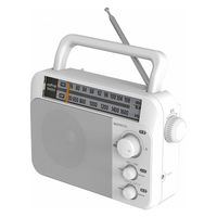 廣華物産 AM/FMホームラジオ HR-K74 1台 - アスクル