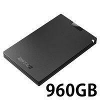 バッファロー 外付けSSD 1TB SSD-PST1.0U3-BA（小型/USB3.2（Gen1