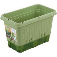 グリーンパル 給水式菜園プランター【園芸】 500型コロ付 1個 - アスクル