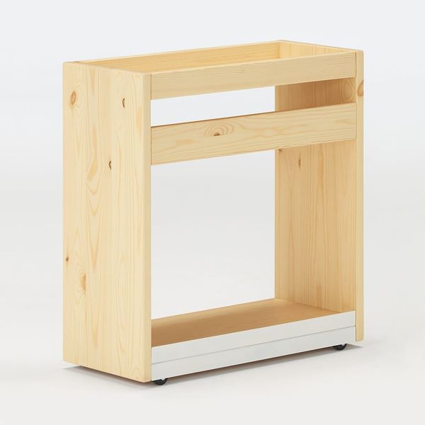 無印良品 パイン材デスクワゴン 幅24×奥行55×高さ57.5cm 良品計画