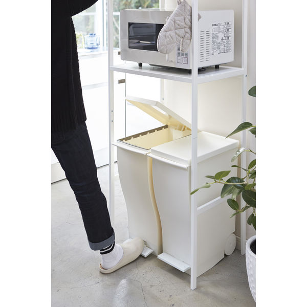 tower（タワー） ゴミ箱上ラック ホワイト 1個 山崎実業 【送料無料