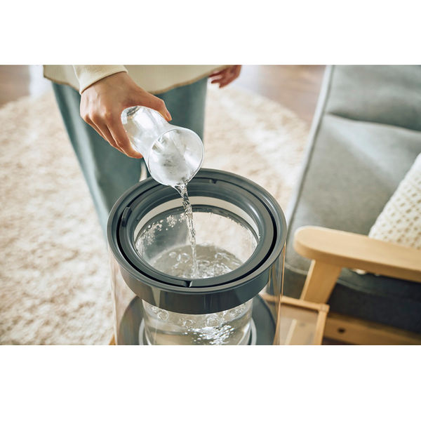 QUADS ガラススチーム加湿器 GLASS(グラス) グレー QS549GY 1台（直送