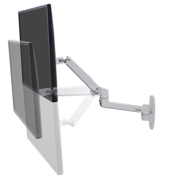 エルゴトロン LX ウォールマウント モニターアーム ホワイト 34インチ