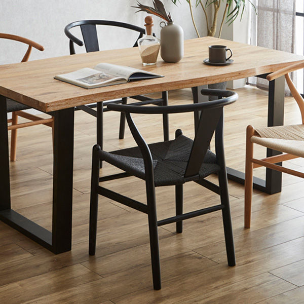 軒先渡し】後藤家具物産 ダイニングチェア ブラック＆ホワイト DC-NDK