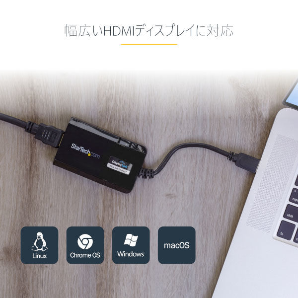 Startech.com USB 3.0 - HDMI変換アダプタ USB32HDPRO 1個 - アスクル