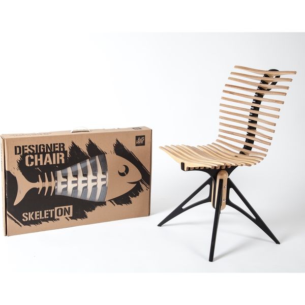 ベルシホーム スケルトンチェア（SkeletON chair） バーチ 55038 1脚