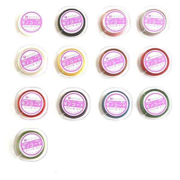 MIYUKI ビーズワーク専用糸 「モノコード」 #20/20m巻 ゴールド K2332