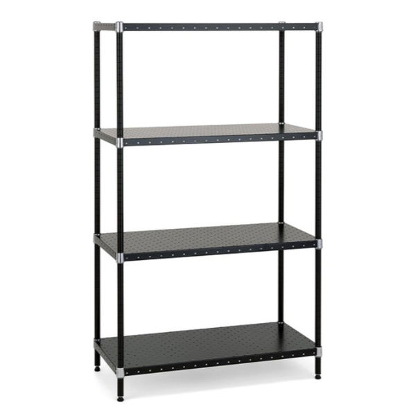 ホームエレクター パンチングシェルフ ブラック 幅600×奥行350mm