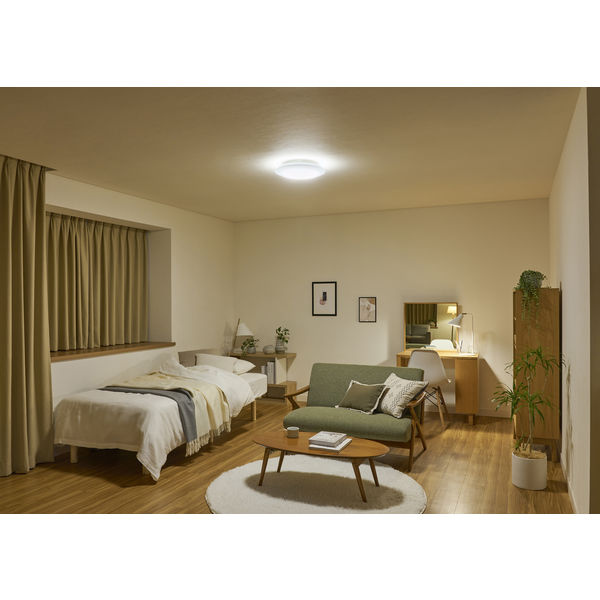 LEDシーリングライト 6畳 調光 薄型 リモコン付 メモリ機能 SeriesL