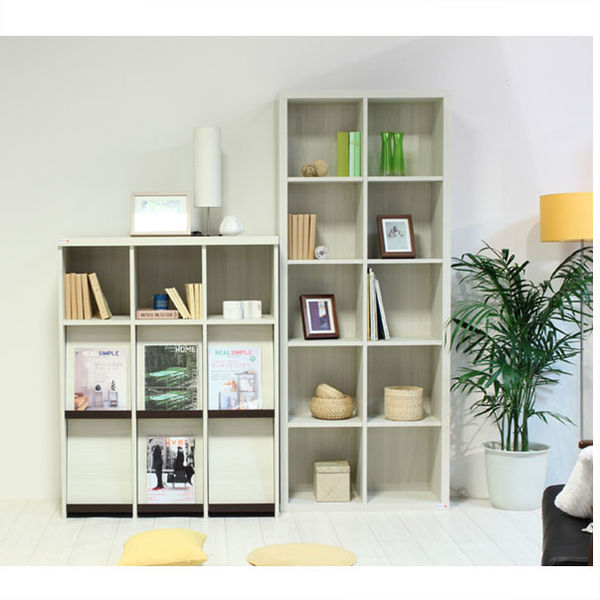 白井産業 セパルテック 重厚感のある本棚 書庫 ラック A4ファイル対応