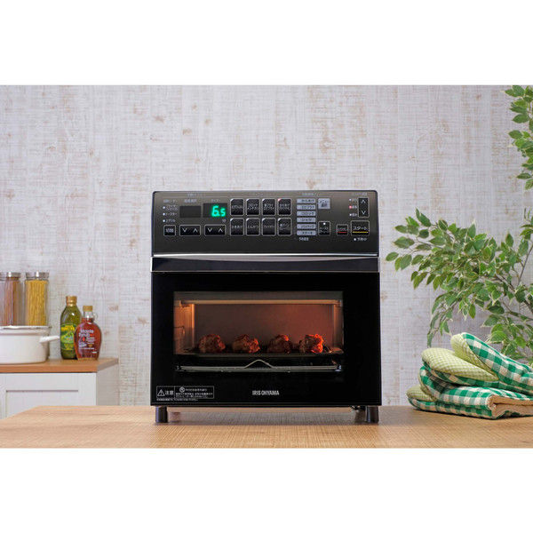 アイリスオーヤマ リクック熱風オーブン FVX-M3B-S（直送品） - アスクル