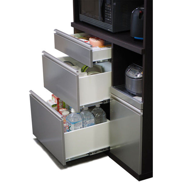 高橋木工所 エイク90オープン 食器棚 幅897×奥行401×高さ1800mm LG