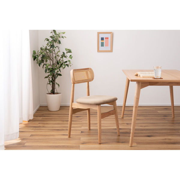 東谷 ROOM ESSENCE チェア ベージュ HOC-813BE 1脚（直送品） - アスクル