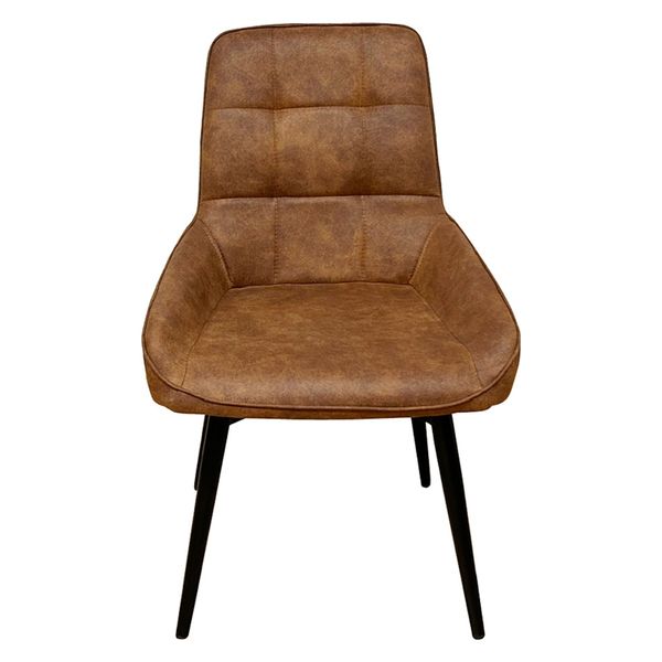 軒先渡し】後藤家具物産 回転チェアー ブラウン DC-RKKA-BR 1セット(2