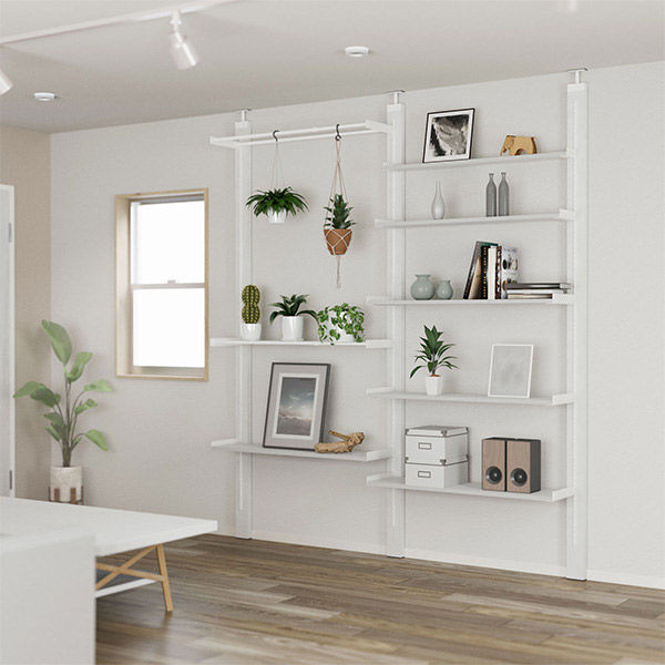 平安伸銅工業 LABRICO(ラブリコ) シェルフレール 棚受 トレイ型