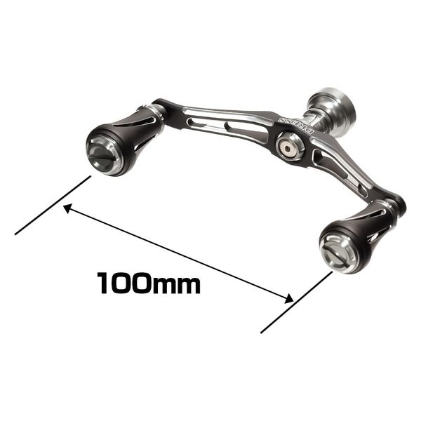 ライラクス カスタムハンドル W VERTEX 100mm 左右共用 ダイワ