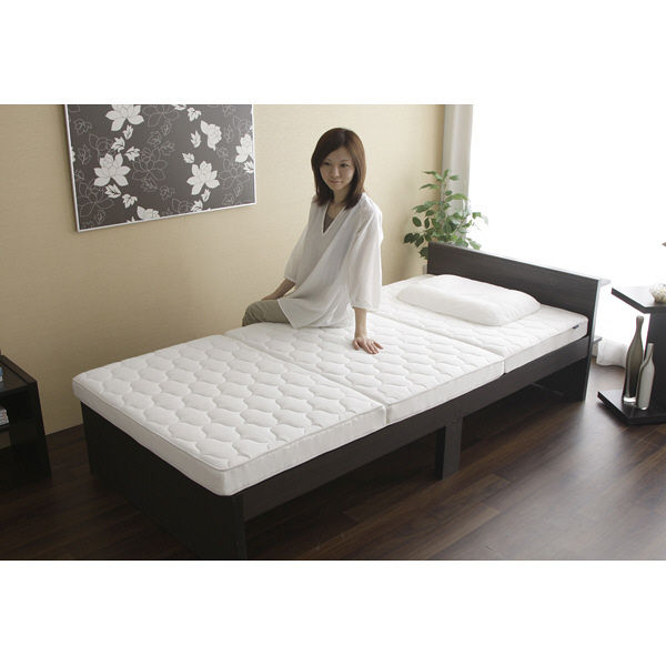 アイリスオーヤマ マットレス シングル 折りたたみ 三つ折り 高反発