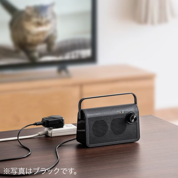 サンワダイレクト テレビスピーカー(ワイヤレス・テレビ用・手元
