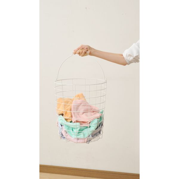 山善（YAMAZEN） ランドリーバスケット 幅350×奥行400×高さ1070mm